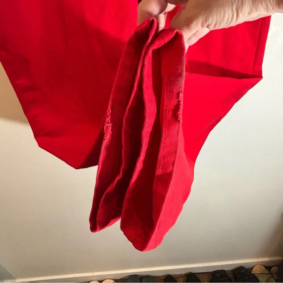 LR BY LRG Sz 36 Jeans Men 100% Cotton  in Red Tapered Leg - Picture 3 of 11